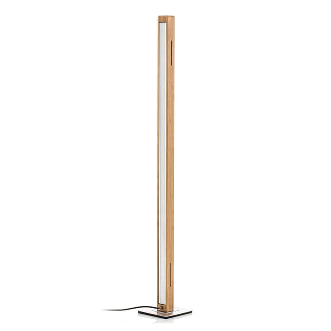 HerzBlut Leonora LED vloerlamp 122,5cm eiken nat.
