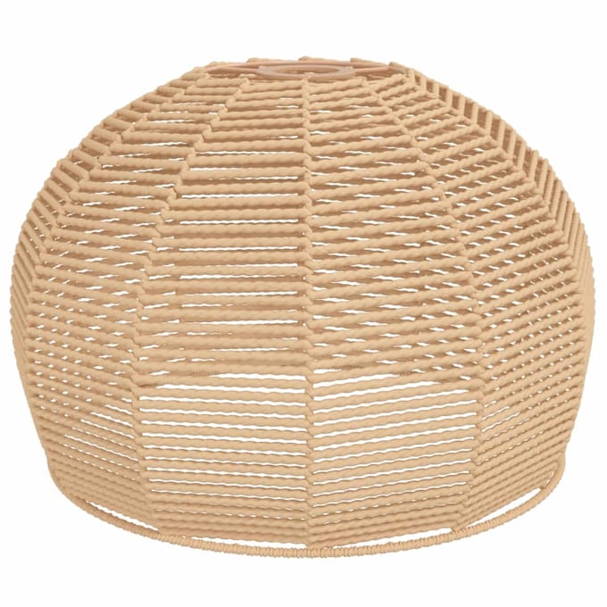 vidaXL - Plafondlampenkap - Ø36x26 - cm - ijzer - en - papier