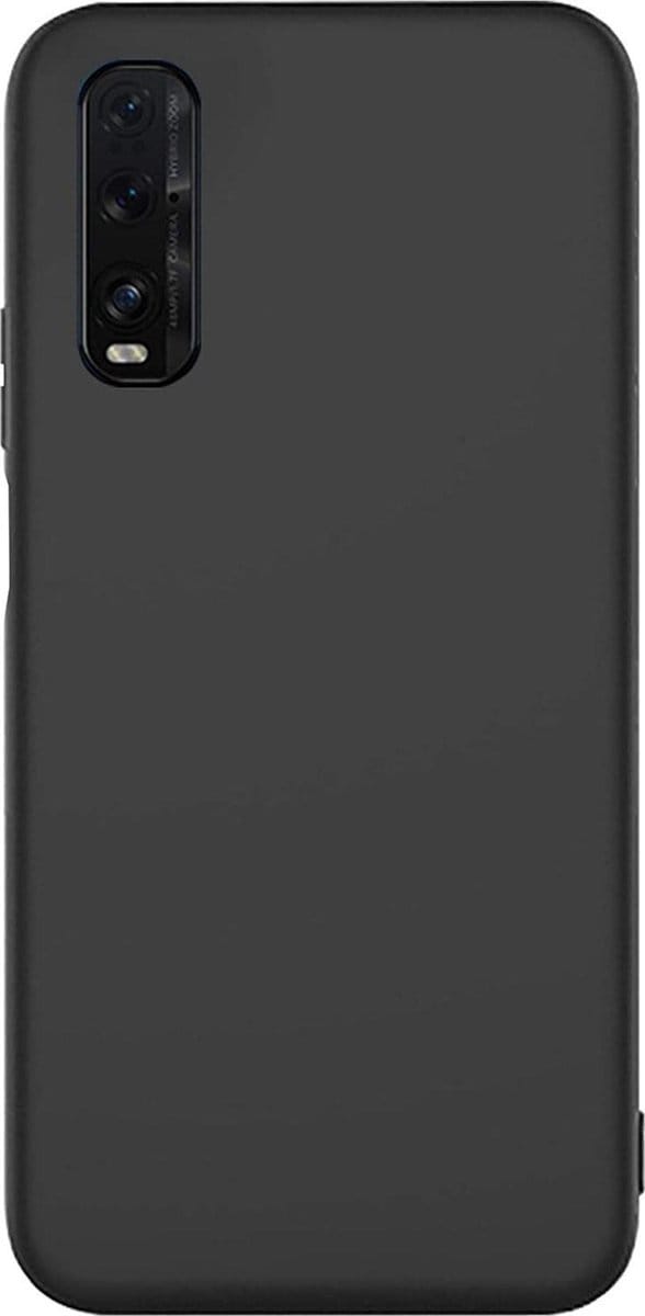 Silicone hoesje Geschikt voor: OPPO Find X2 - zwart
