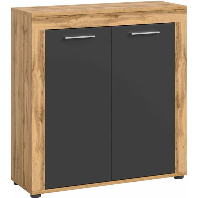 Jam highboard grijs melamine Wotan Oak NB - 35x80x88cm