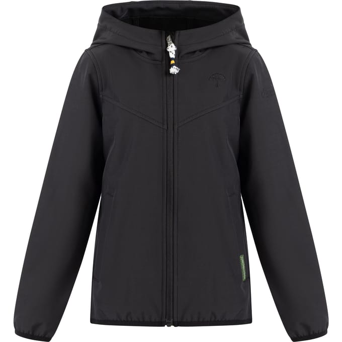 Schmuddelwedda Softshell blouson - gerecycled materiaal Meisje zwart