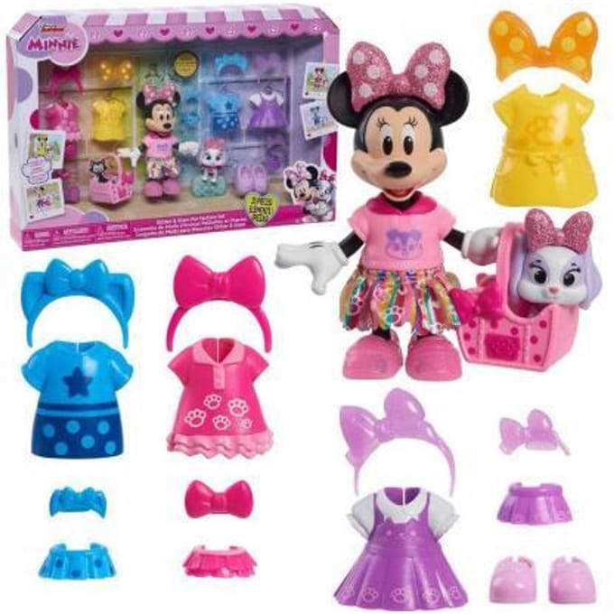 Mickey Mouse Minnie Mouse Glitter & Glam huisdierenkleding set Speelfiguren & personages