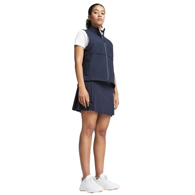 Puma Dames Prestaties Mouwloos Golf Gilet (Navy Blazer)