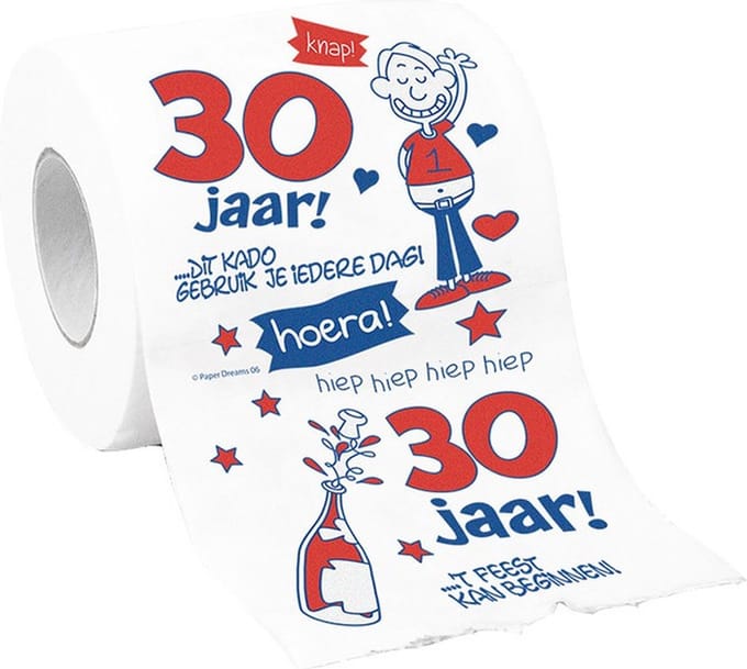 Toiletpapier - 30 jaar - Man