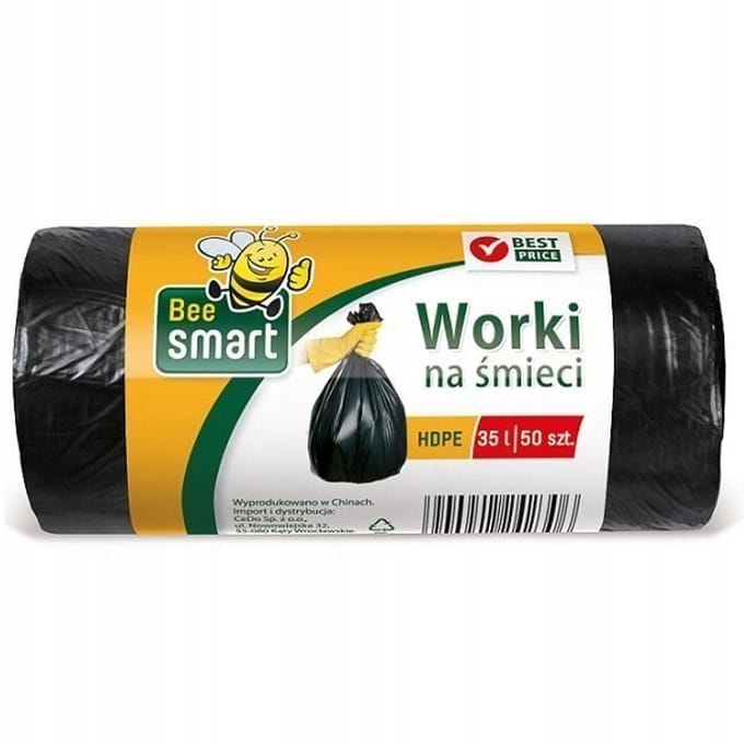 Paclan Bee Smart - Vuilniszakken - 35L - 50 stuks - HDPE
