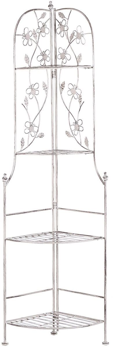 BIELLA - Badkamer plank - Gebroken wit - Metaal