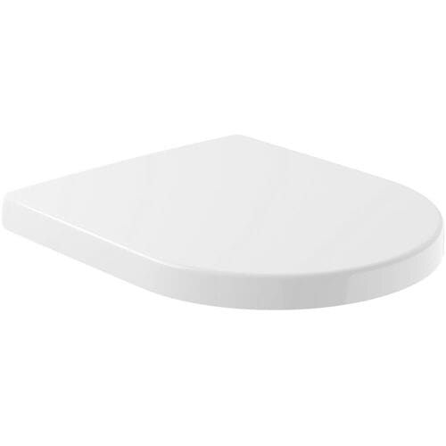 Villeroy & Boch Avento closetzitting - met deksel met softclose en quick release met RVS scharnieren wit