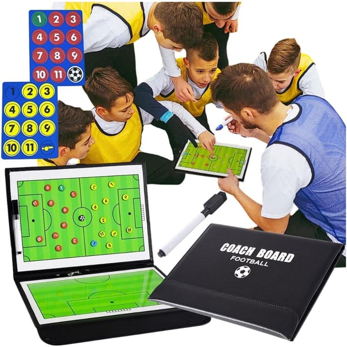 Zolta - Voetbal Tactiekbord - Magneten en Marker - Weerbestendig