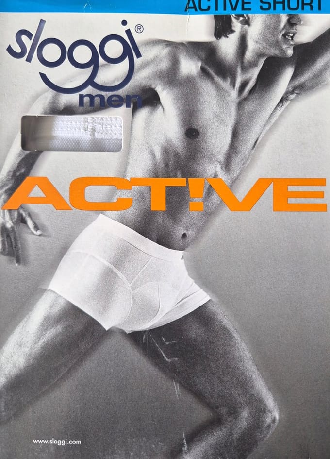 Onderbroek short Sloggi active-Wit-7