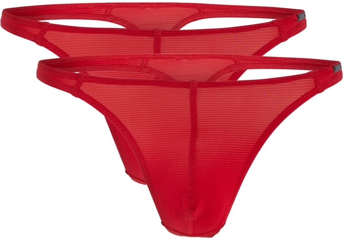 olaf benz Heren string 2 pack RED1201