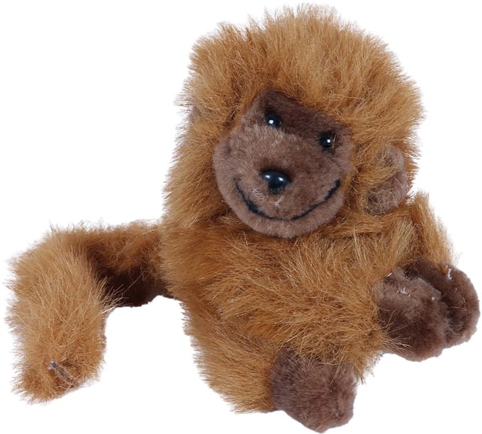 PIA Soft Toys - Pluche Leeuwaap Knuffel - 12 cm
