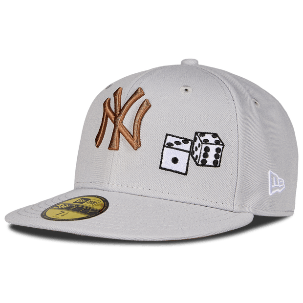 New Era 59FIFTY Petten Unisex - Grijs - Maat 7 - Katoen
