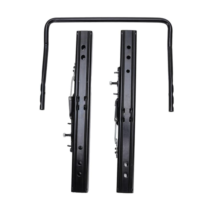 Universele Stoelschuif Dubbel Vergrendelend Heavy Duty Stalen Race Stoelschuif Rails Set voor Commercieel gray
