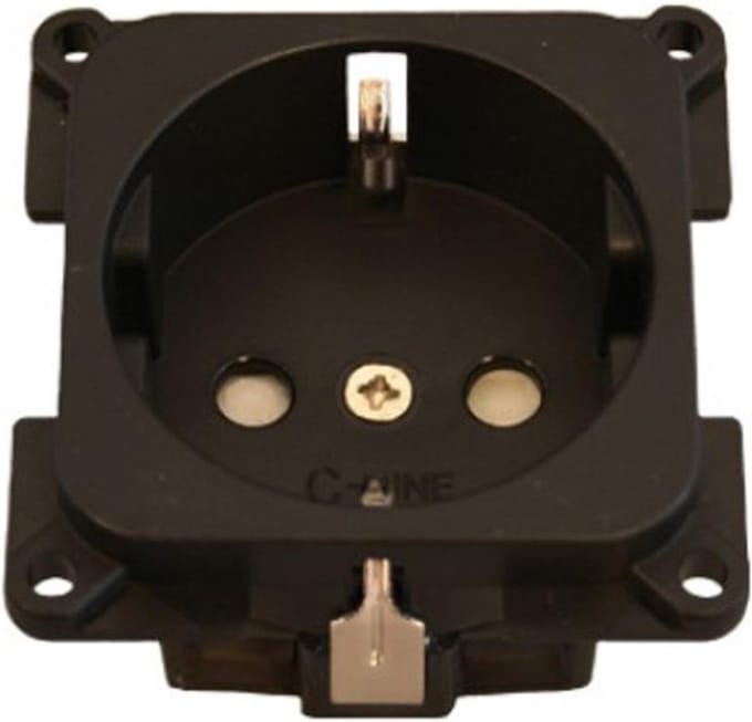 Presto Contactdoos 230V Inbouw S-10.000 Bruin