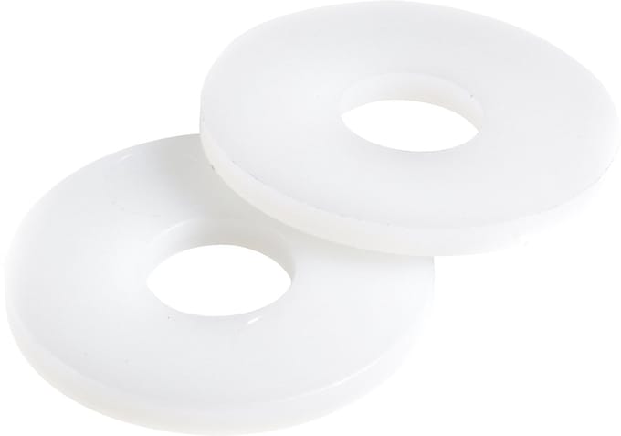 (250 STUKS) M10 CARROSSERIERING 30x10,5x2,5 NYLON (POLYAMIDE) DIN 125A (ISO 7093)