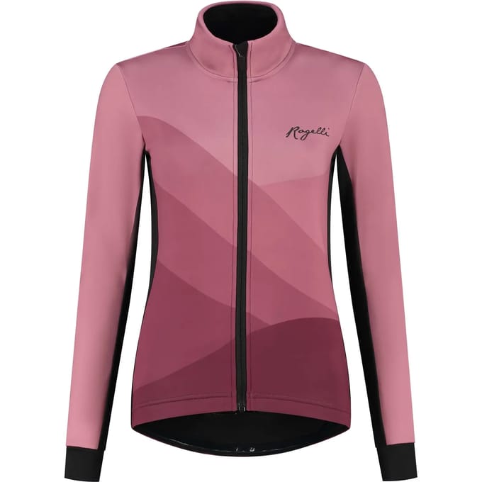 Rogelli Farah Dames Fietsjack Winter - Winddicht - Roze