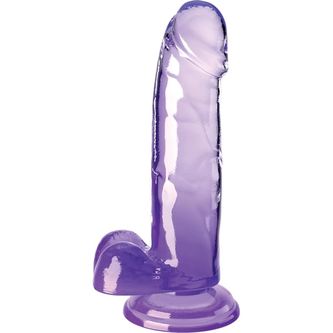 'King Cock Clear - 7" Cock With Balls', 20,3 cm