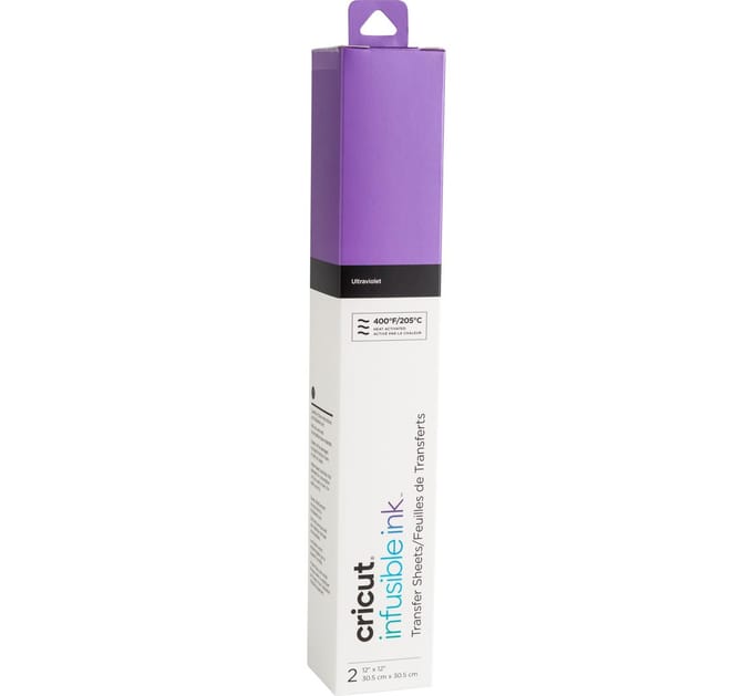 Cricut Uni transferblad "Infusible Ink", 30,5 x 30,5 cm - Ultraviolet