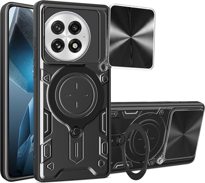 Hoesje geschikt voor OnePlus 13 - Techsuit CamGuard Pro Back Cover - Zwart