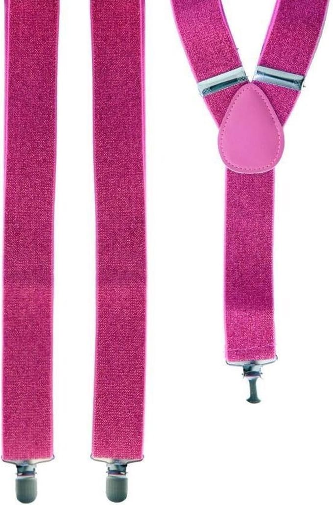 PartyXplosion - Bretel - Metallic - Roze