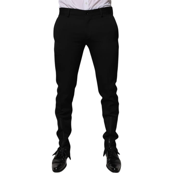 Rits Detail Dress Pants