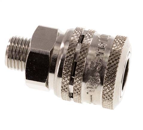 Staal/Messing DN 7.2 (Euro) Safety Luchtkoppeling Snelkoppeling G 1/4 inch Buitendraad - CLS7-M-EN-SE-014