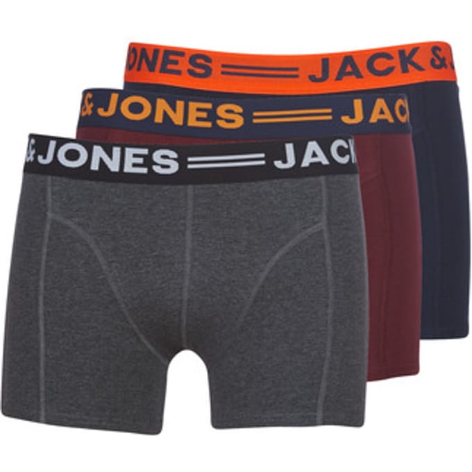 JACK & JONES- JACLICHFIELD TRUNKS 3 PACK NOOS - Heren - Trunks