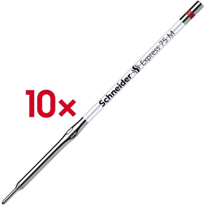 Standaardvulling SCHNEIDER Express 75, rood, 10 stuks