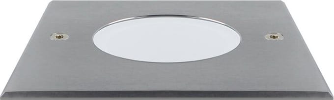 Grondspot LED voor buiten (IP67) - Alexis - GU10 - RVS - Vierkant Melkwit