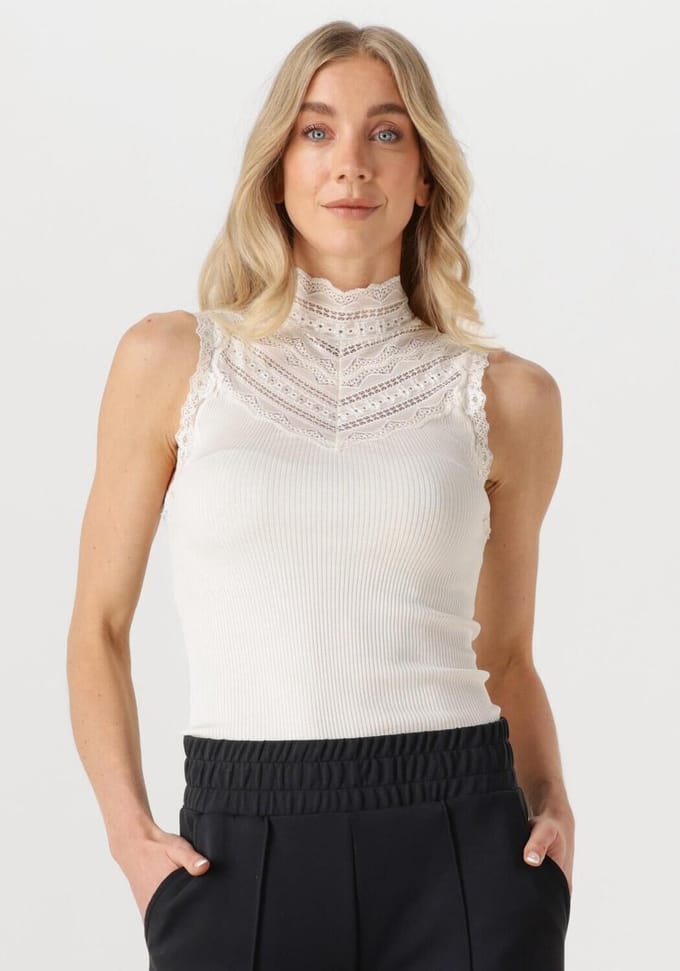 Rosemunde Benita Dames - Topjes - Wit - Maat M
