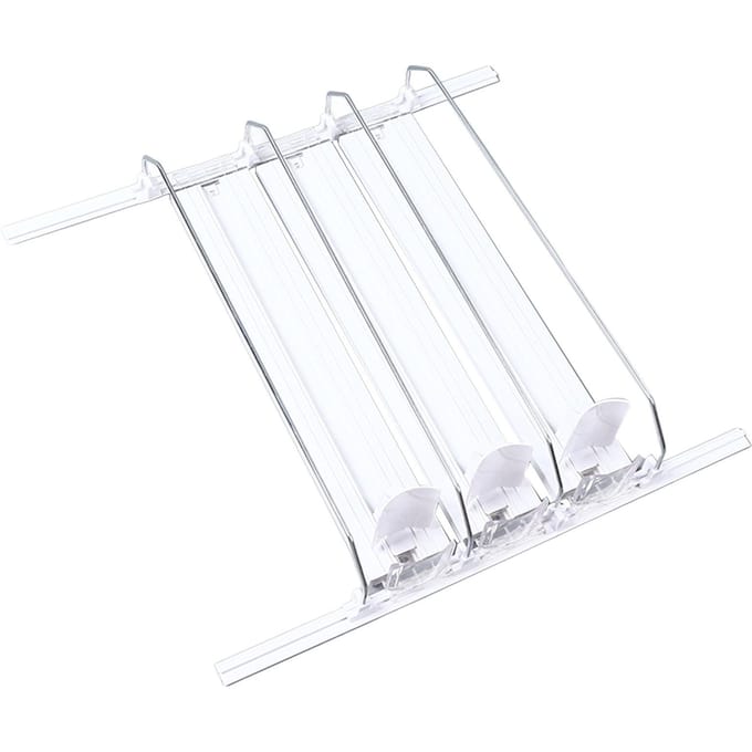 38cm Drankorganizer voor Koelkast Automatische Pusher Schuif 12oz 16oz 20oz Sodadispenser voor Koelkast White white
