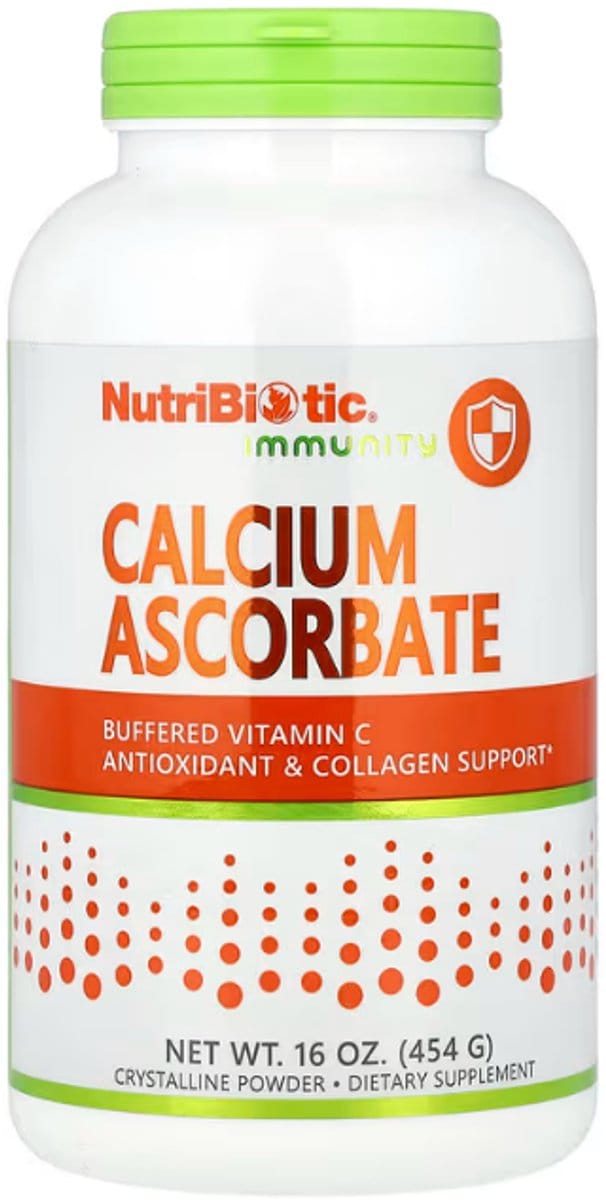 Nutribiotic - Calcium Ascorbate - Buffered Vitamin C powder - 454 gram