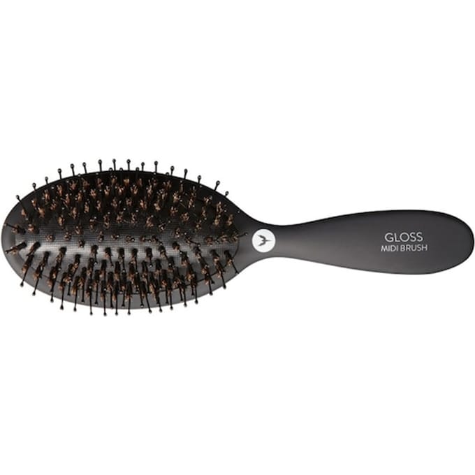 HH Simonsen Kammen & borstels Gloss Brush Midi Black Borstels kammen Dames