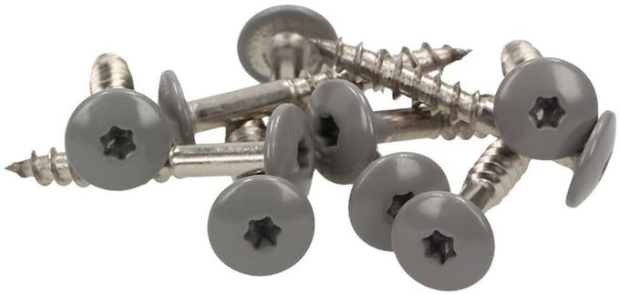 Gevelschroeven RVS V4A 5,5 x 45 mm met Platte Kop voor Buitenmontage