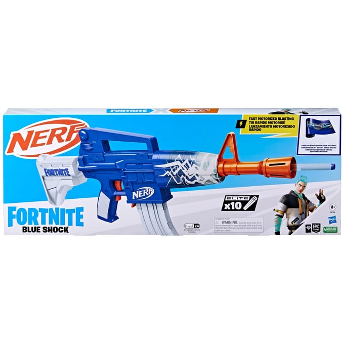 Nerf Fortnite Blue Shock Blaster