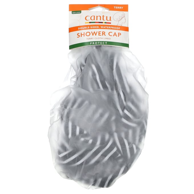 Cantu, bonnet de douche doublé éponge, taille unique, taille unique, 1 comprimé gray