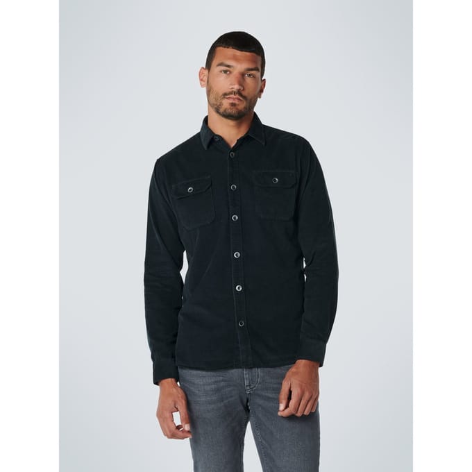 No Excess - maat M -  Mannen Shirt Greenish Black