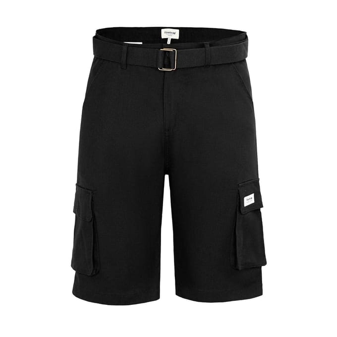 Firetrap Cargo shorts heren (Zwart)