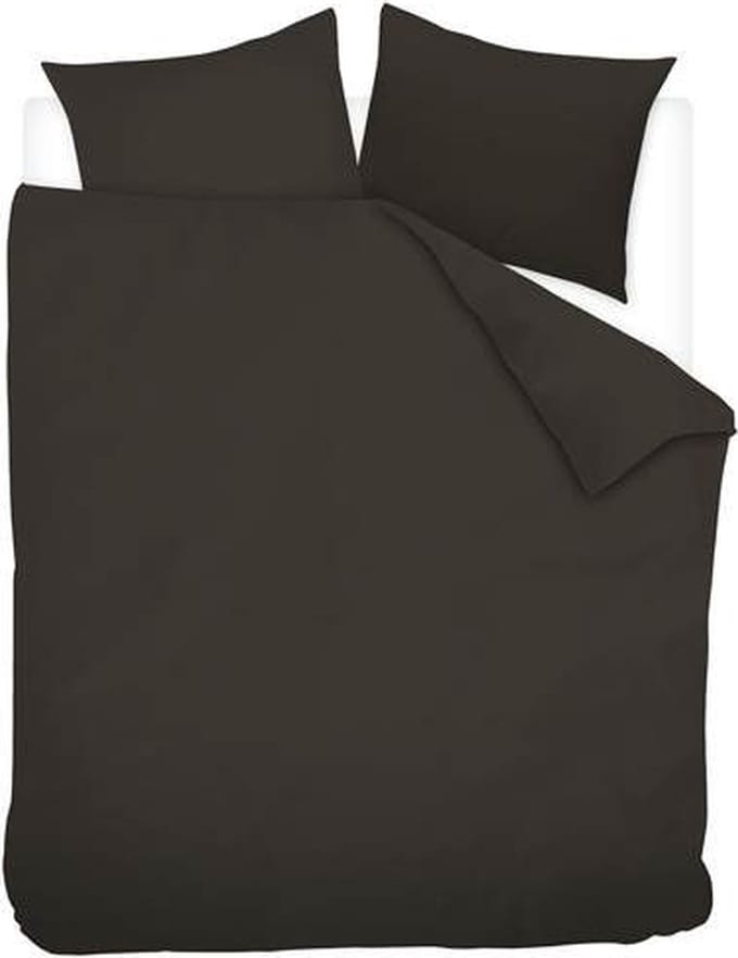 Snoozing Sade Dekbedovertrek - Extra breed - 260x200/220 cm - Zwart