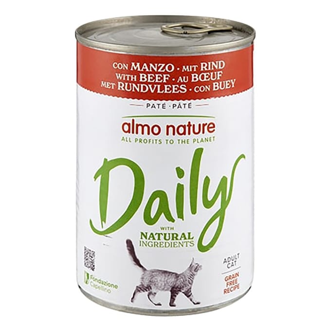 Almo Nature Daily Menu - Rund - Kattenvoer - 24 x 400 g