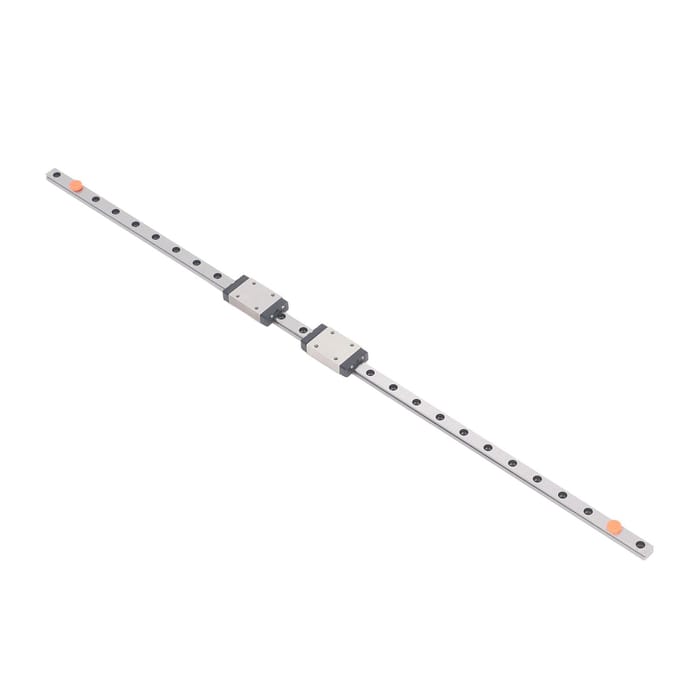 Kit de rail de guidage linéaire miniature MGN7H avec 2 blocs coulissants pour imprimantes 3D 400mm white