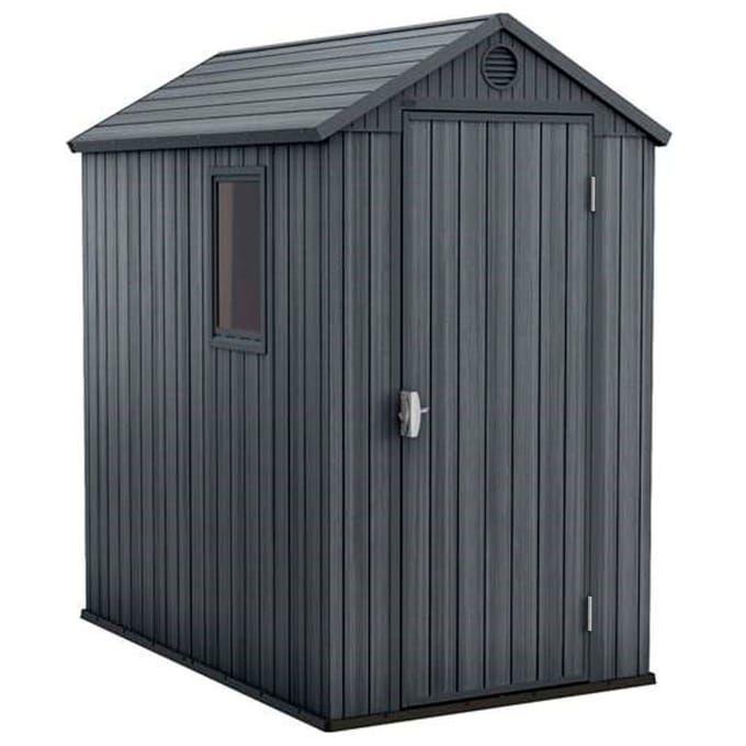 Keter Darwin 46 Tuinhuis - 125,8x184,5x205cm - Grijs