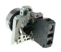 Schneider Electric Harmony push button complete with spring return and flat touch Oppervlak in Wit with Zwart arrow 1xno xb4ba3341