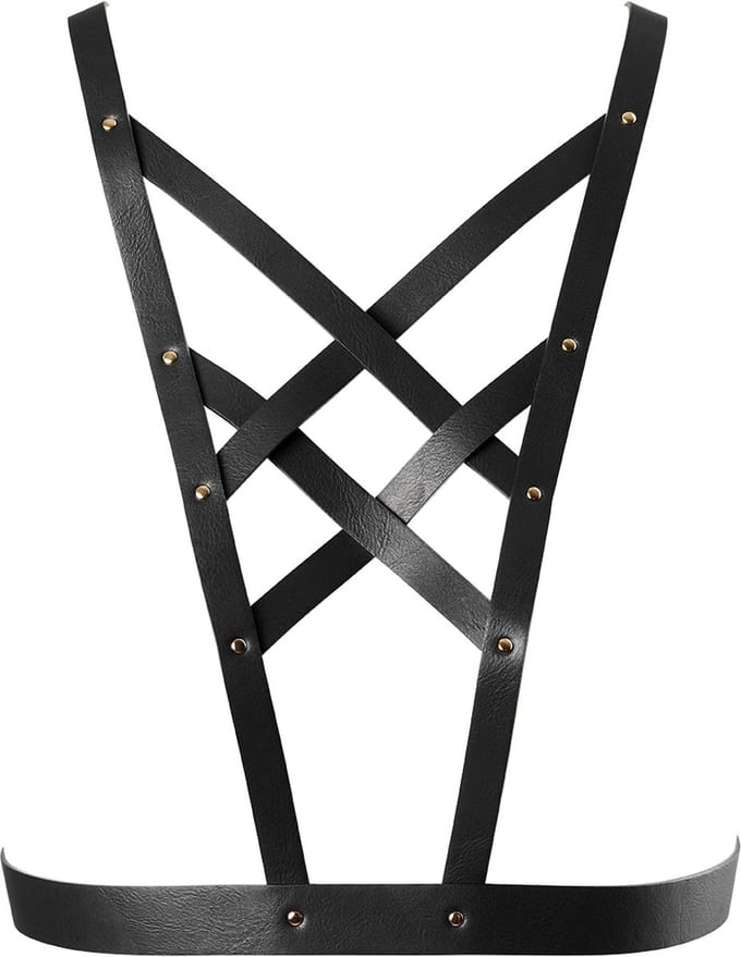 Bijoux Indiscrets - Maze Net Cleavage Harness Zwart