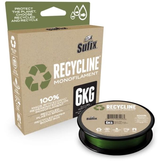 Sufix Recycline Nylon Lijn 0.25mm 150M