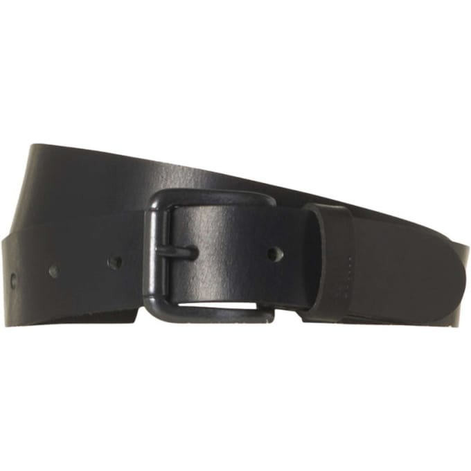 No Excess Belt leather buckle black