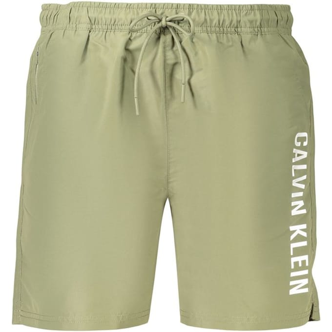 Calvin Klein Groene Polyester Zwembroek voor Heren