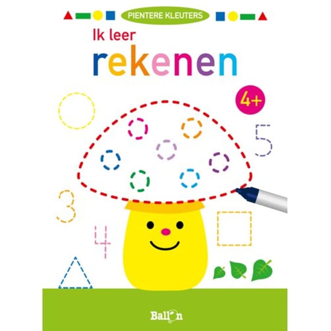 Ik Leer Rekenen / 4+ - Pientere Kleuters (Wipe & Clean)