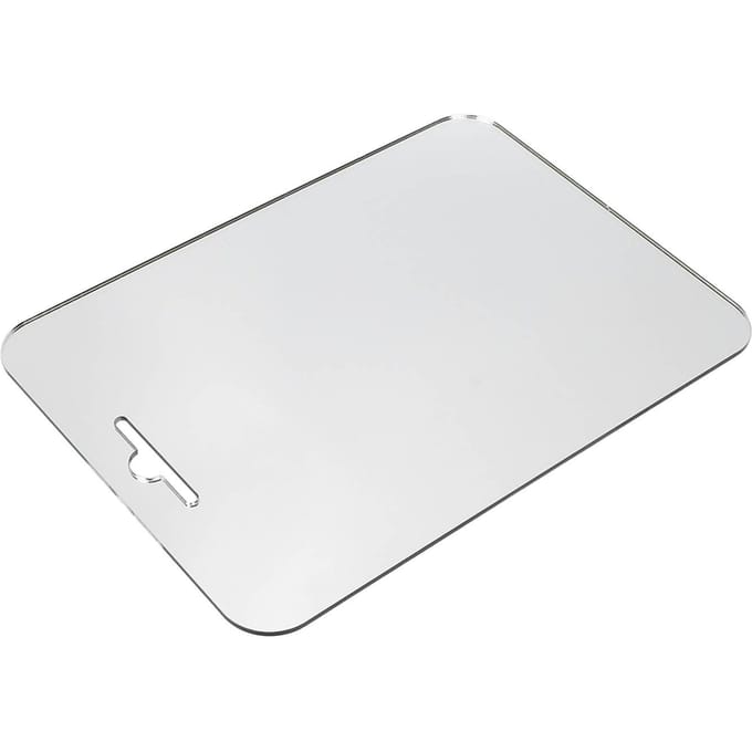 Grote Anti-condens Douchespiegel Acryl Scheerspiegel Badkameraccessoires met Haak white