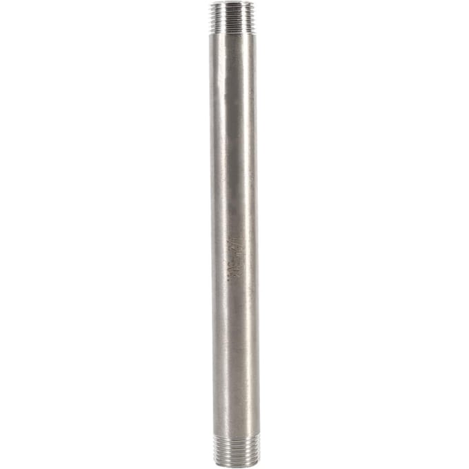 RVS BSP Mannelijk x Mannelijk Schroefdraad Adapter Pijpfitting(12 )